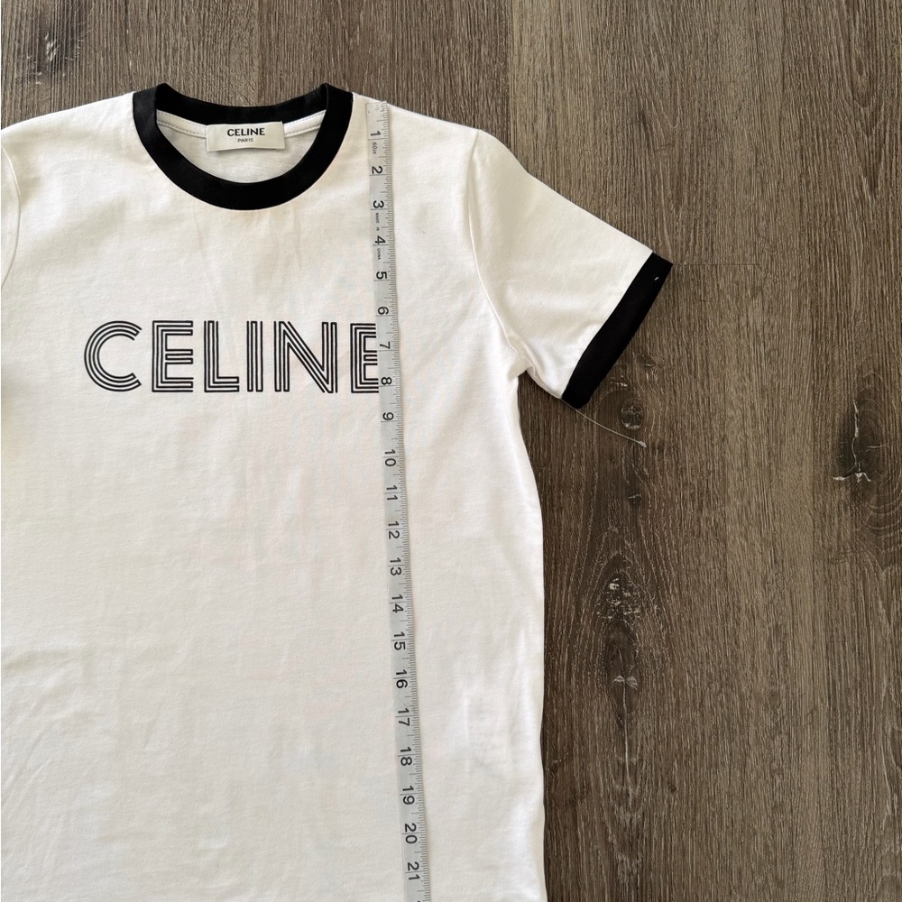 Celine Classic White T-Shirt - Picture 3 of 5